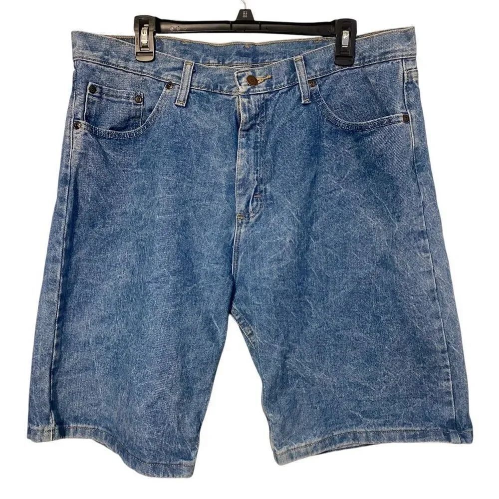 Wrangler Men’s 5-Pocket Classic Denim Shorts Relaxed Fit Sz. 36 Comfort